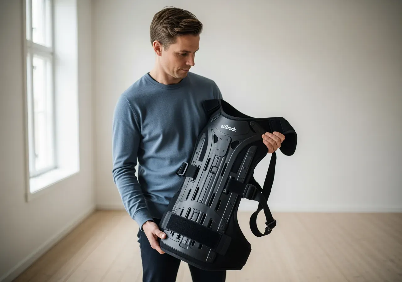 Storleksguide för Ottobock 50R49 ryggstöd