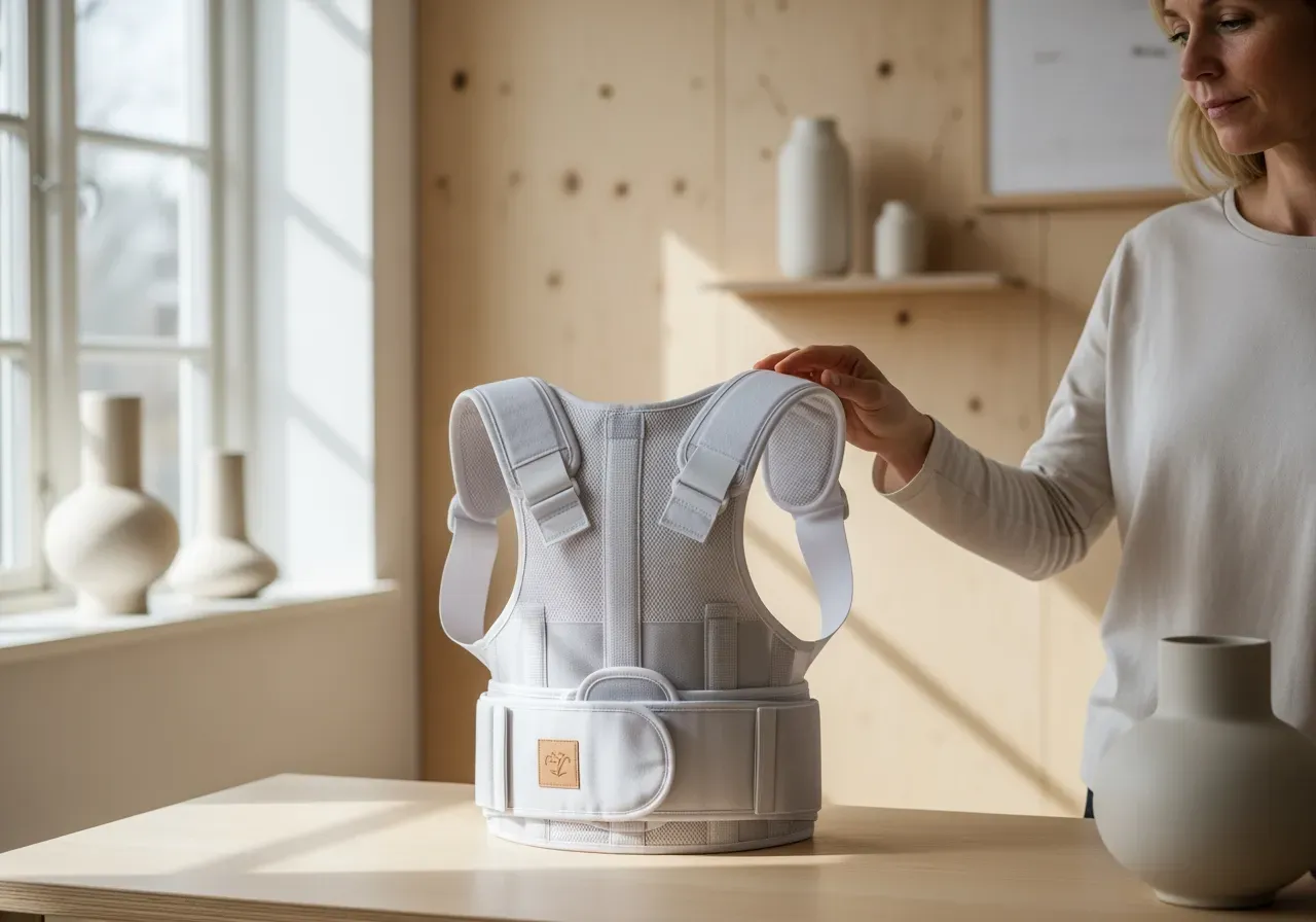 Orthoteh ryggstöd för hållning