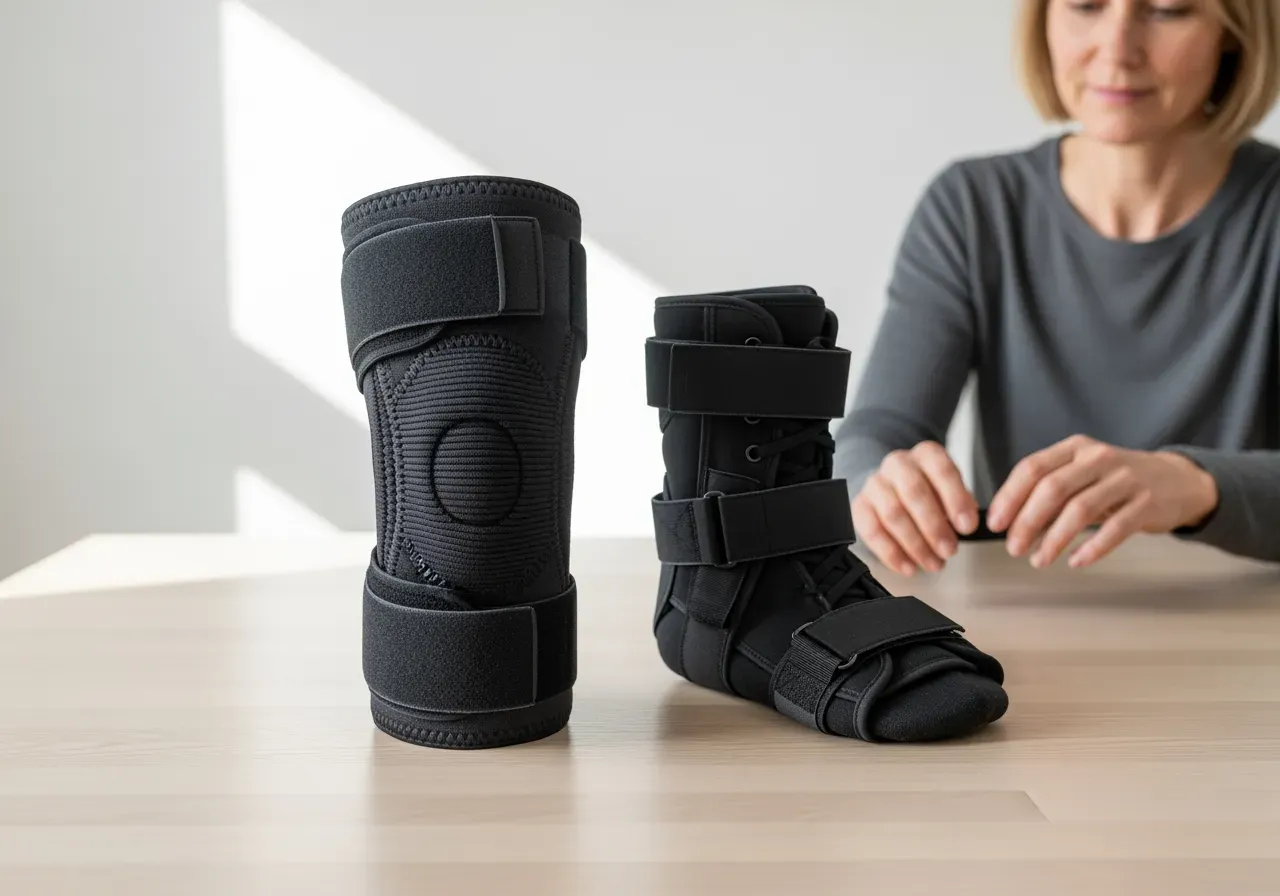 Arnipro knäband och ankelstöd guide
