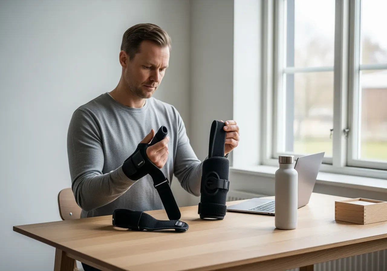 Orthoteh handledsstöd och armbågsband