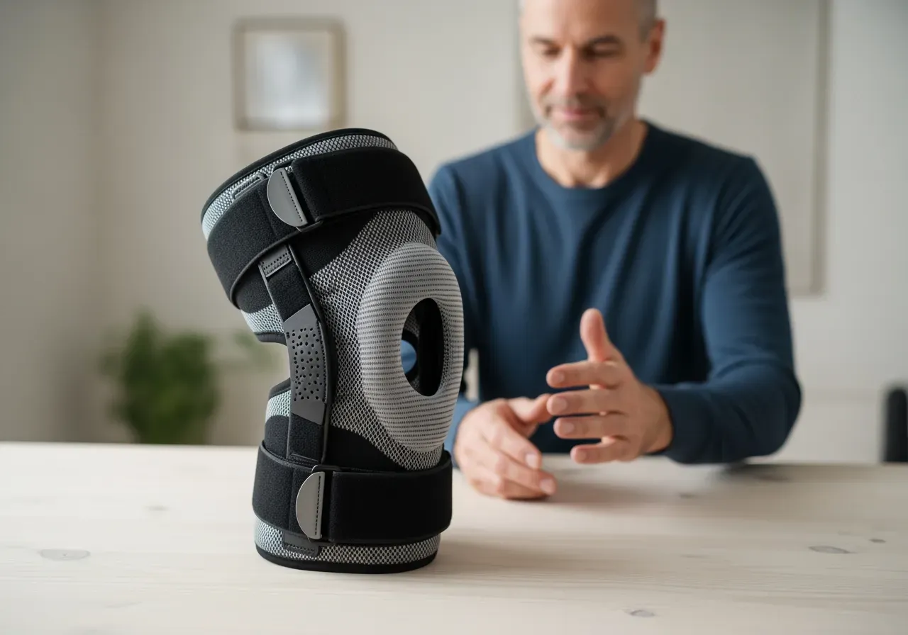 Knäskålsstöd vänster