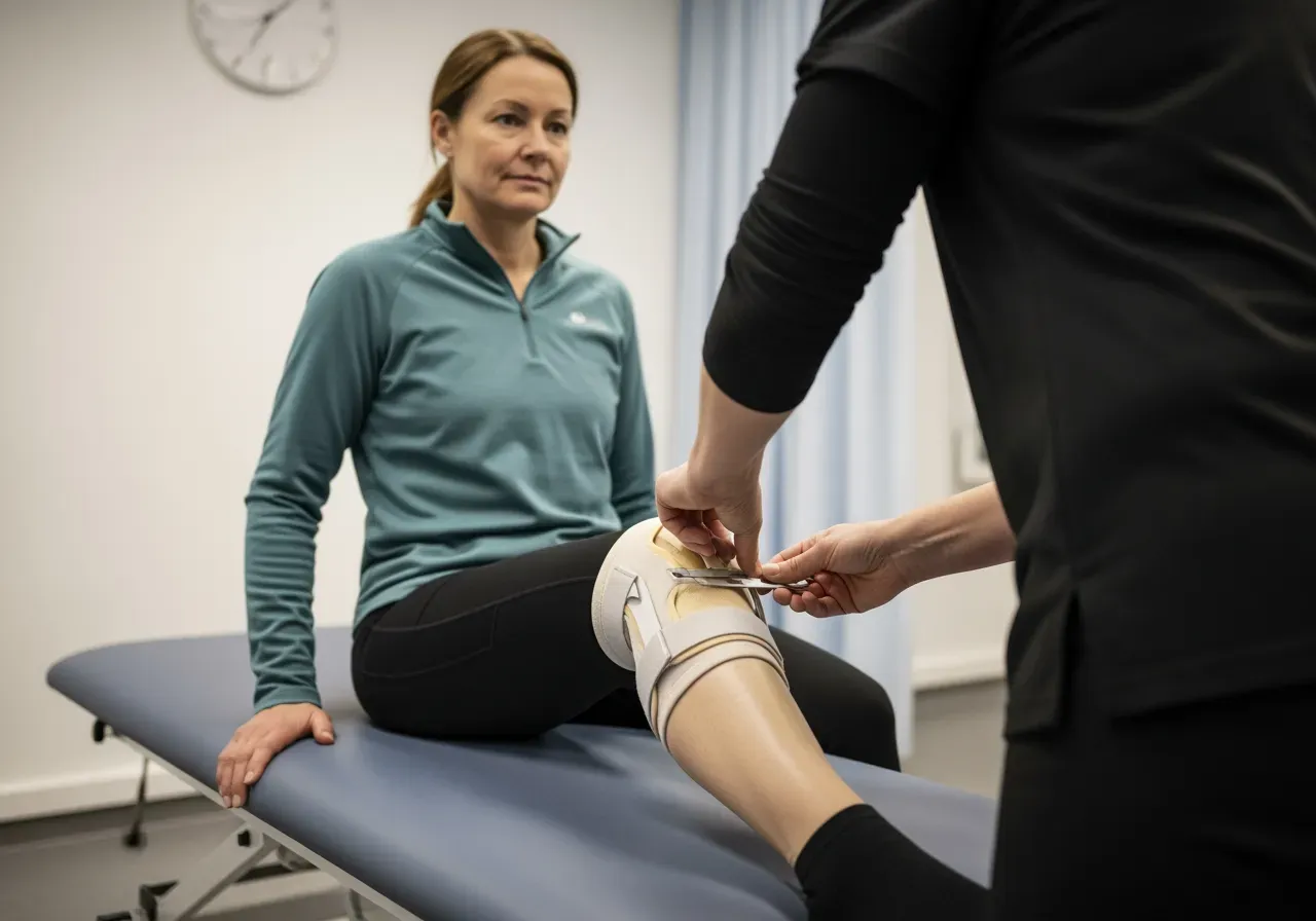 Remordning av höger knäskena