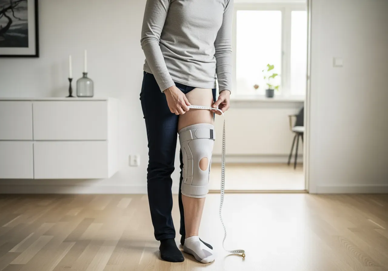 Storleksguide för knäskena