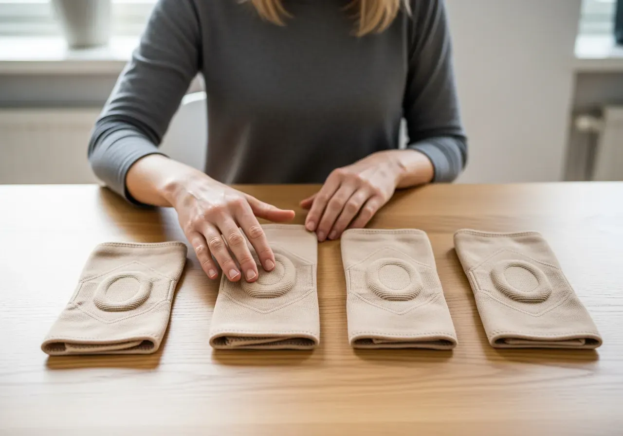 Zamst knäband val och storlek