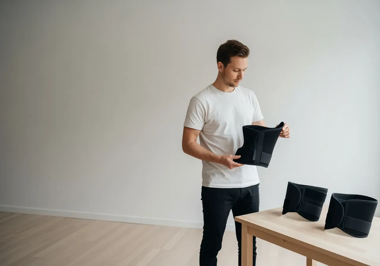 Välja Zamst ländryggsstöd storlek