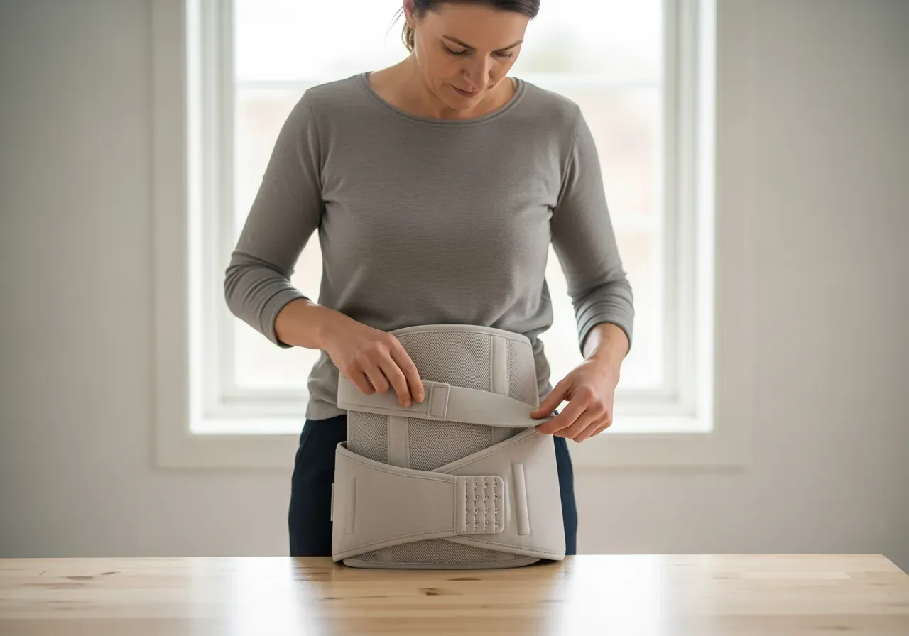 Magbälte eller lätt ryggstöd