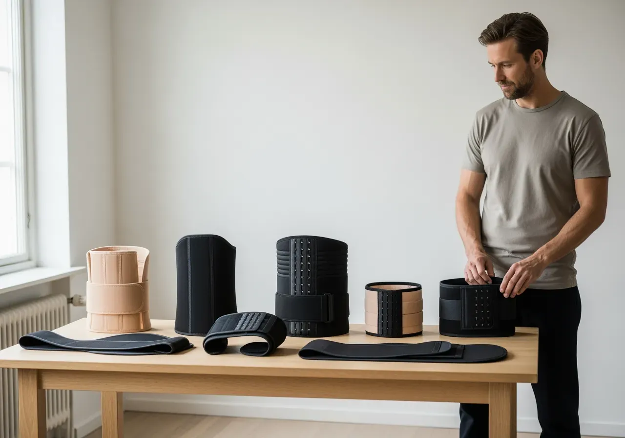 Guide till ryggstöd och magbälten