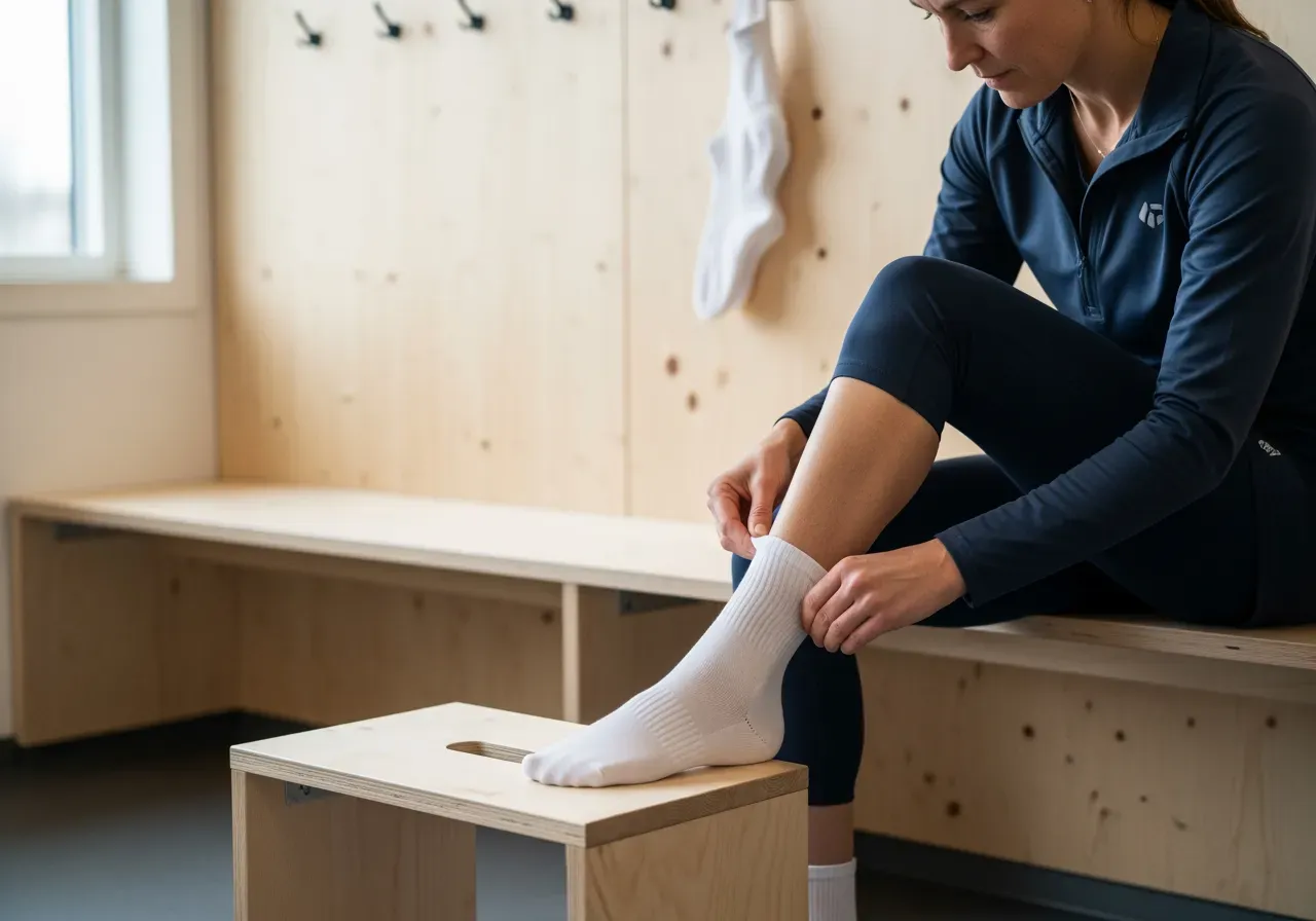 Korta Falke padelstrumpor passformsguide