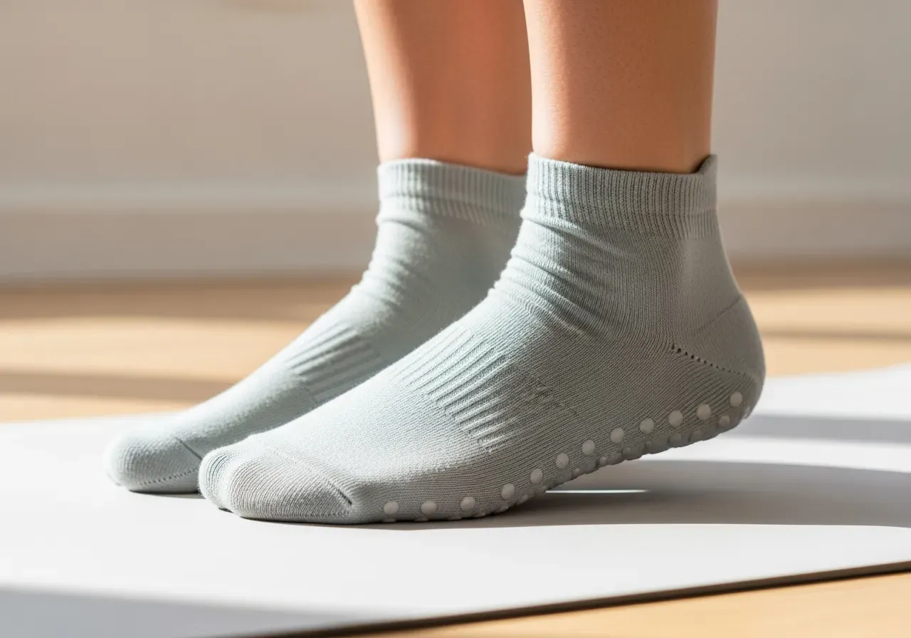 Greppstrumpor för yoga och pilates