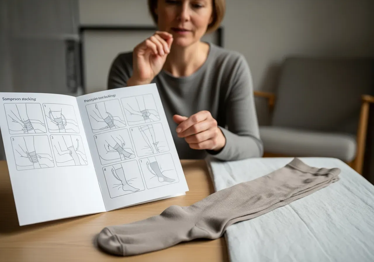 Nybörjarguide Novamed kompressionsstrumpor 23–33 mmHg