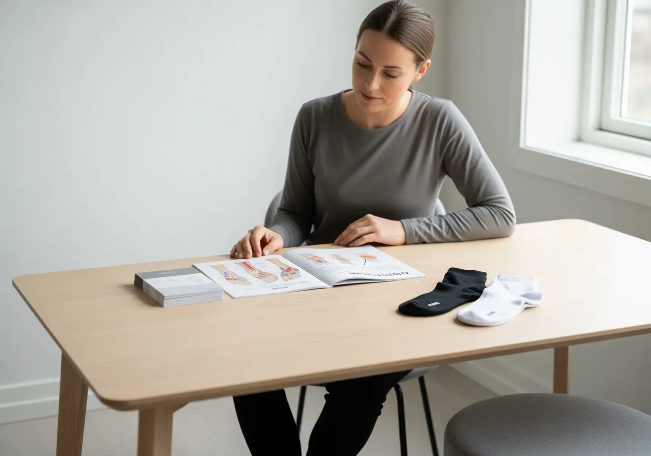 Guide för OS1st FS4 hälsporrestrumpor