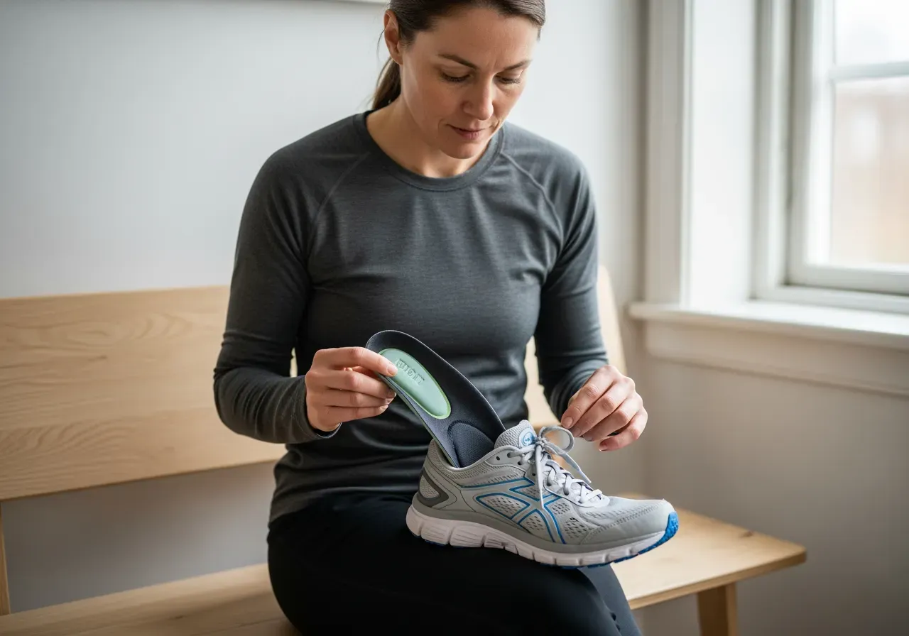 Pronationstöd med dämpning i skor