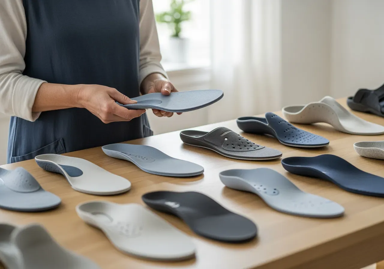 Sulor och fotinlägg för komfort