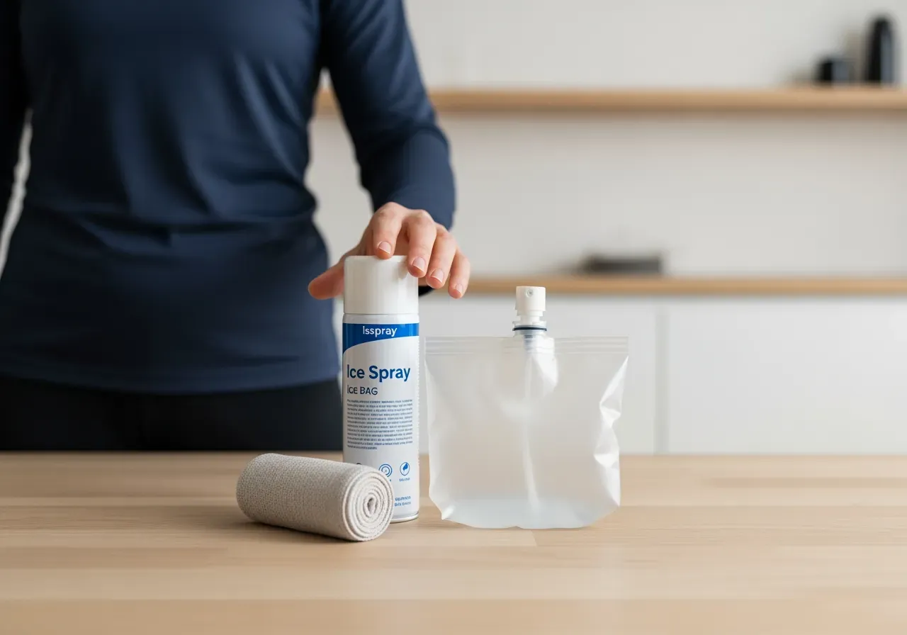 Isspray ispåse bandage för sportskador