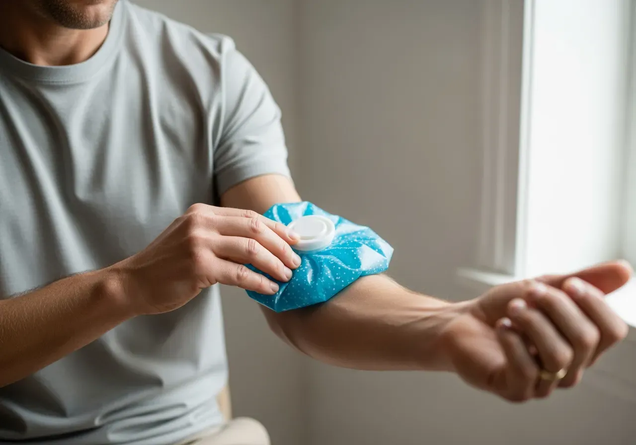 Kyl och värmegel för arm och ben