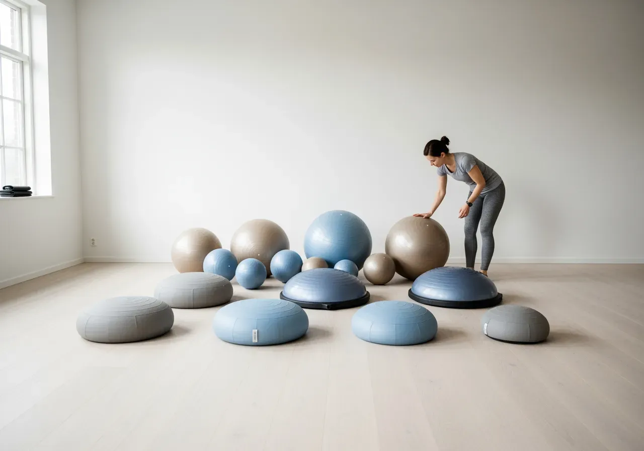 Balanskuddar och träningsbollar för nybörjare