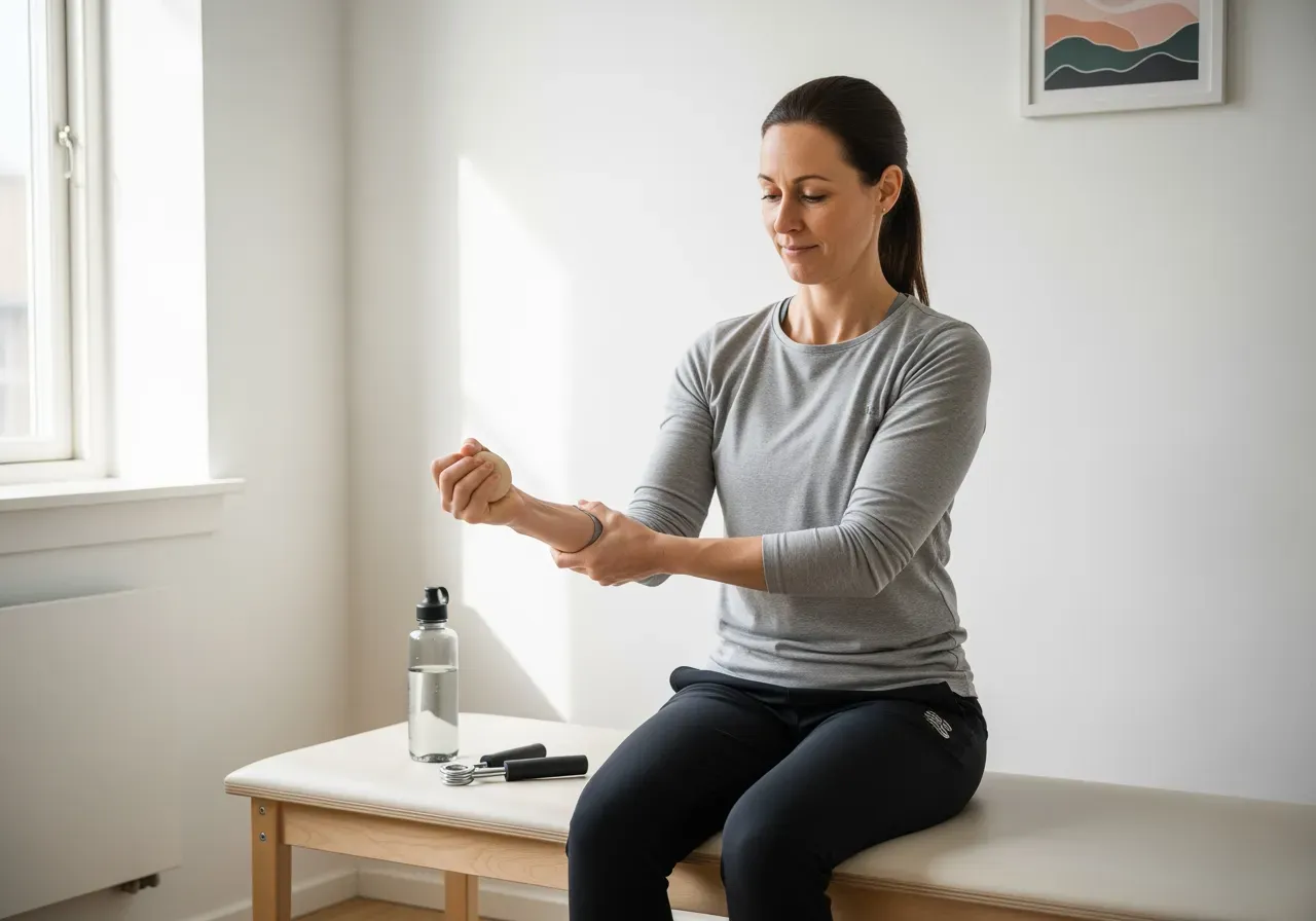 Greppstyrka och underarmsrehab för nybörjare