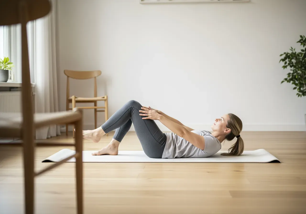 Övningar för knä och höftrehab