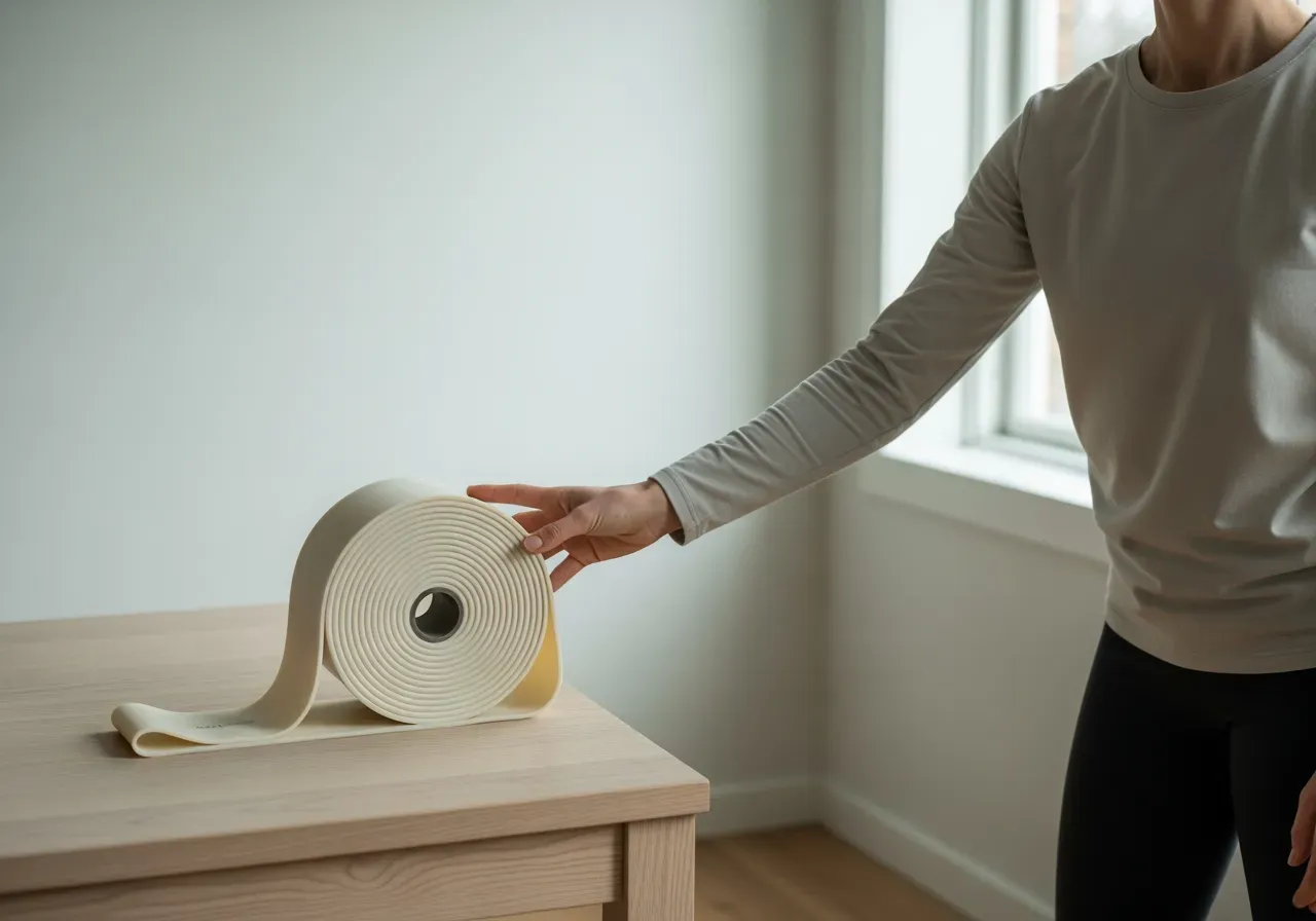 Latexband på rulle för nybörjare